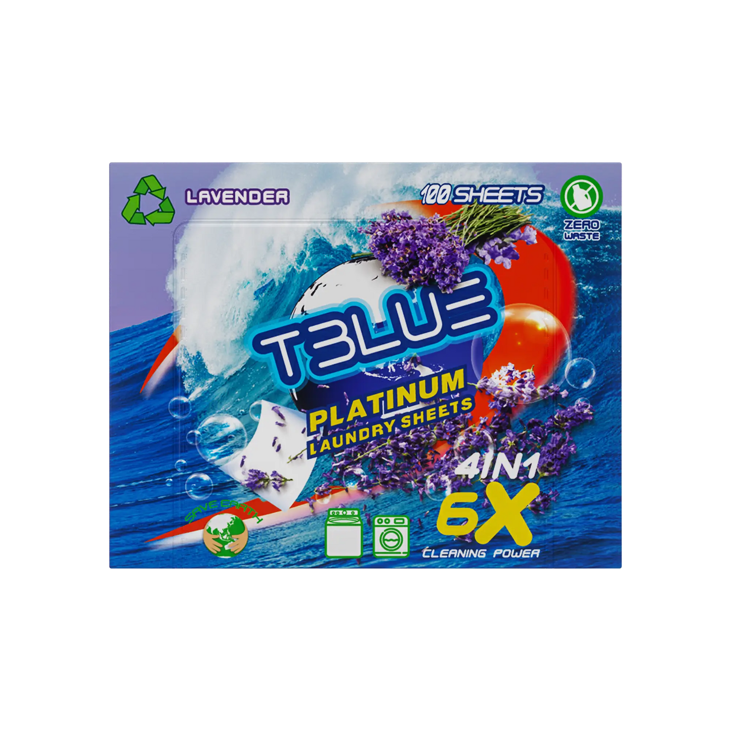 Tblue Eco-Friendly Laundry Detergent Sheets TBLUE