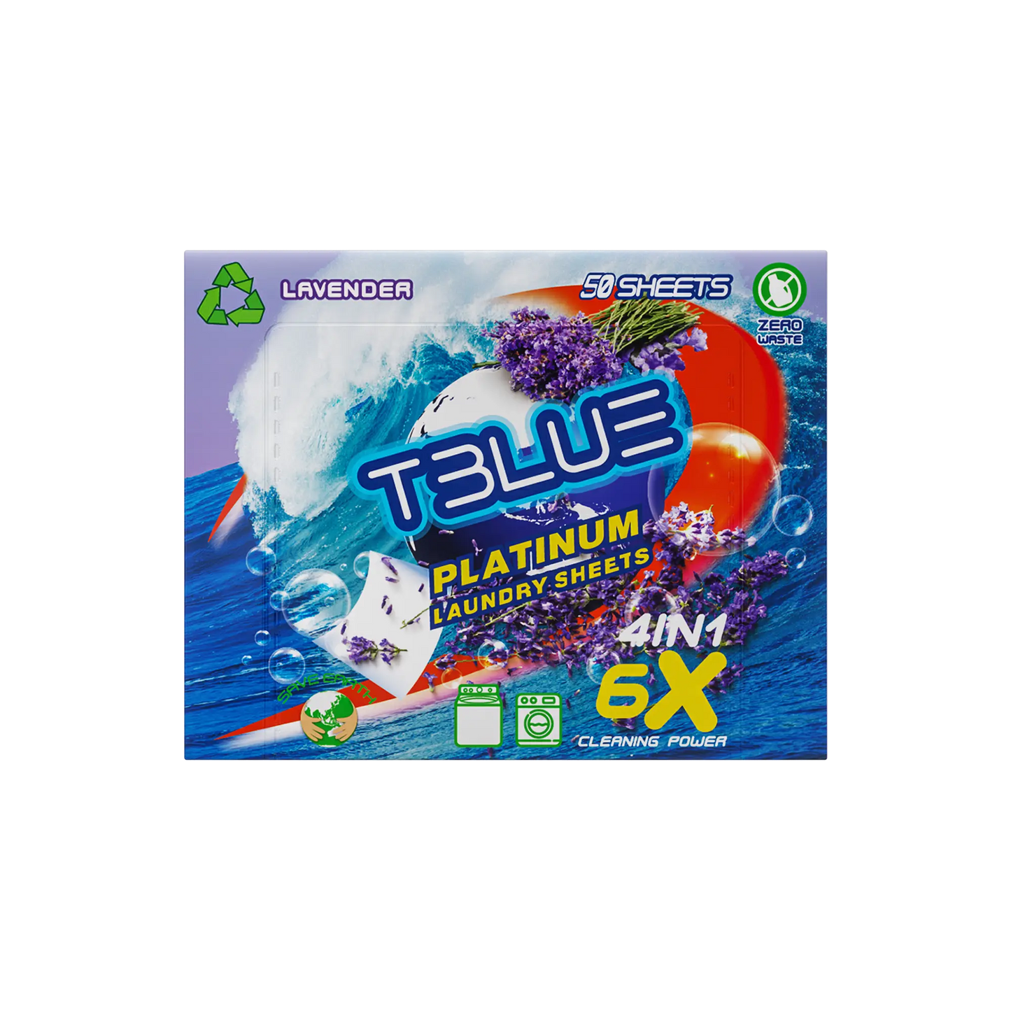 Tblue Eco-Friendly Laundry Detergent Sheets TBLUE