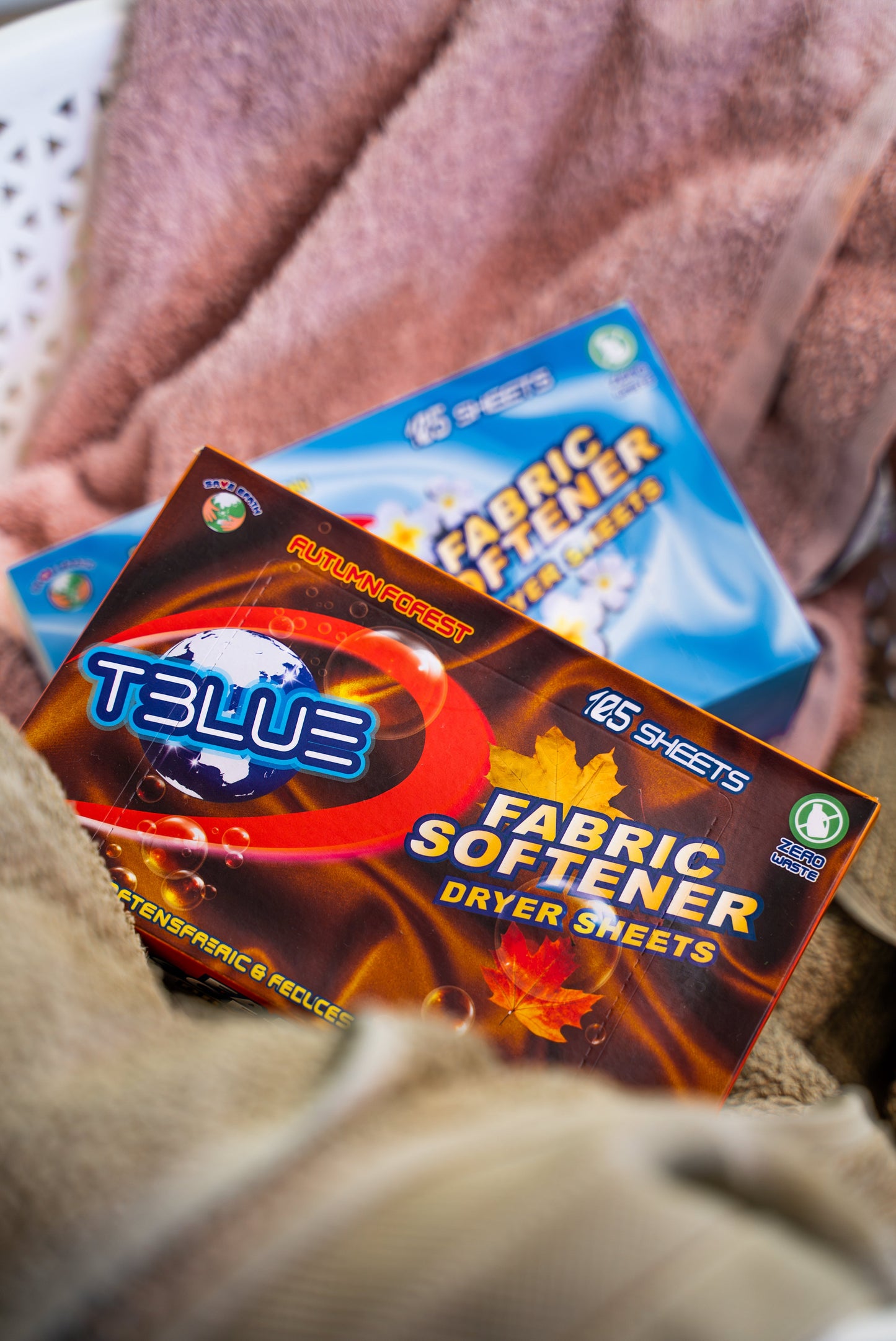 Tblue Fabric Softener Dryer Sheet - Eco Friendly Scented 105 Sheets TBLUE