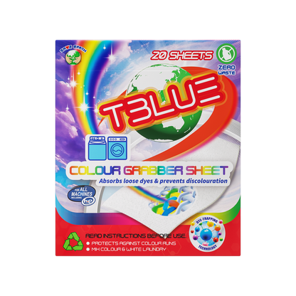 Tblue Colour Grabber Laundry Sheets - Eco Friendly Colour Catcher Laundry Sheets