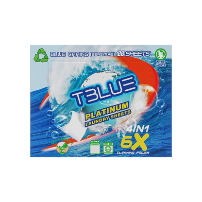 Tblue Eco-Friendly Laundry Detergent Sheets