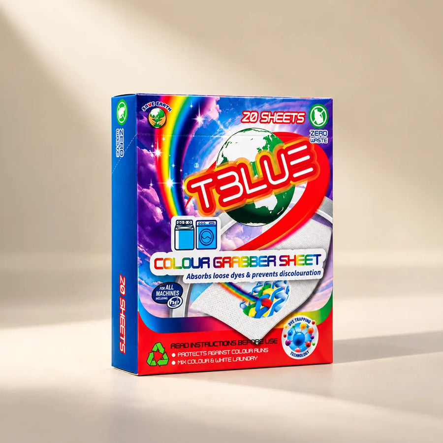 Tblue Colour Grabber Laundry Sheets - Eco Friendly Colour Catcher Laundry Sheets - 20 Sheets - $0.39 per Load