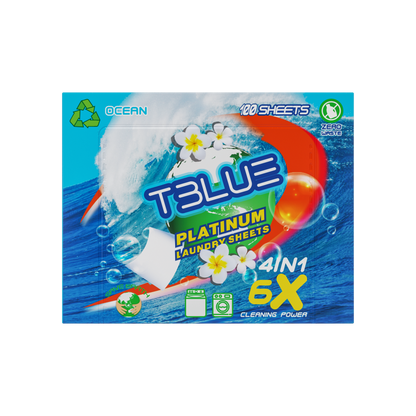 Tblue Eco-Friendly Laundry Detergent Sheets