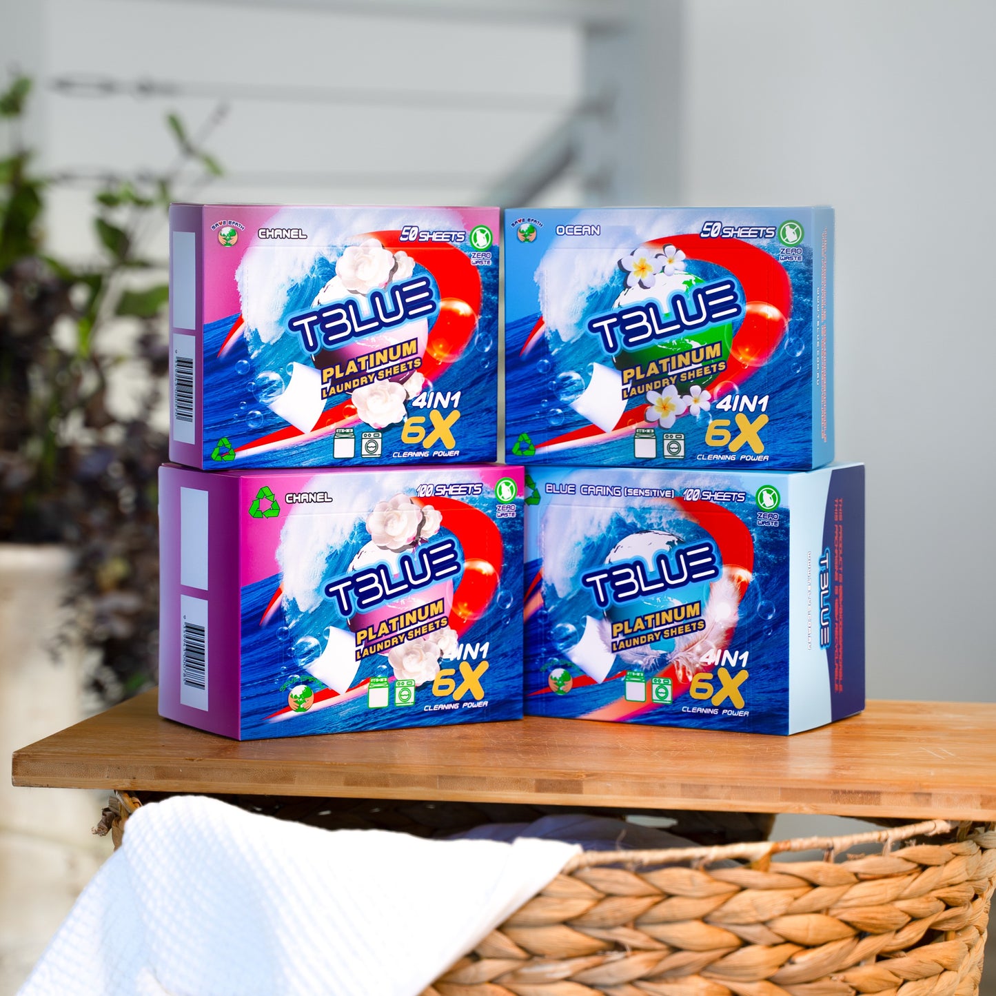 5 Pack Laundry Detergent 50 Sheets