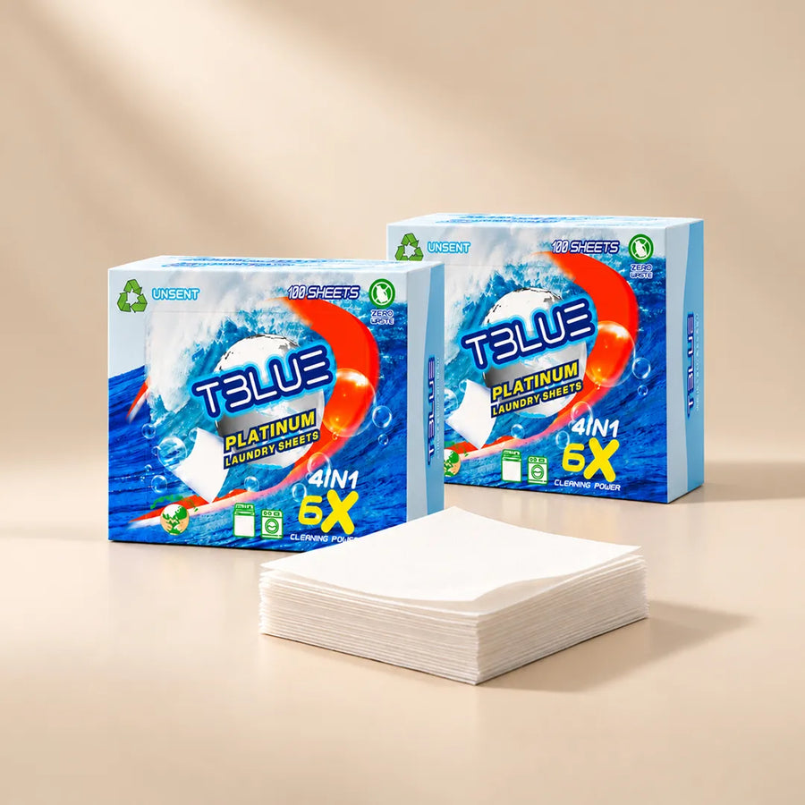 TBLUE Laundry detergent Sheet 200 Loads - Twin Pack - $0.14 per Load